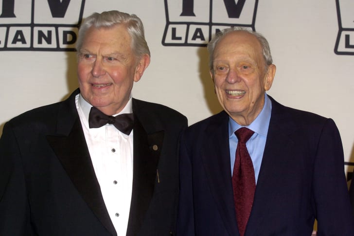 Andy Griffith, Don Knotts at the 2nd Annual TV Land Awards - Press Room. 