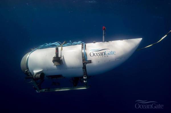 OceanGate submersible underwater