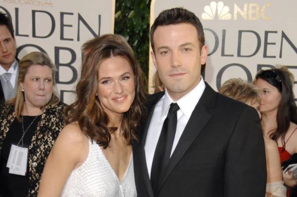 Ben Affleck and Jennifer Garner at the Golden Globes