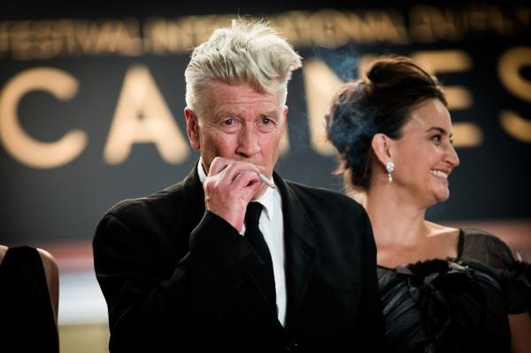 David Lynch during the 70th annual Cannes Film Festival on May 25, 2017.