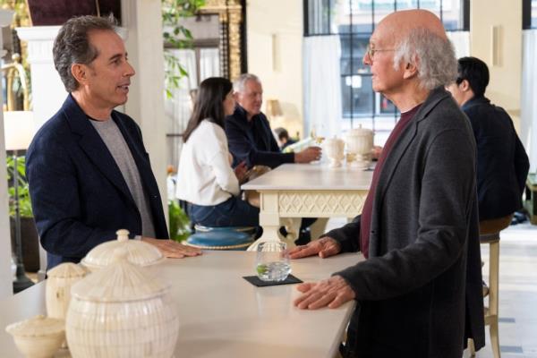 Jerry Seinfeld and Larry David. 