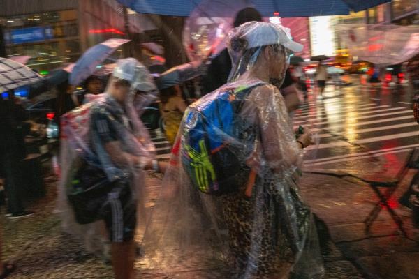 rain in Manhattan