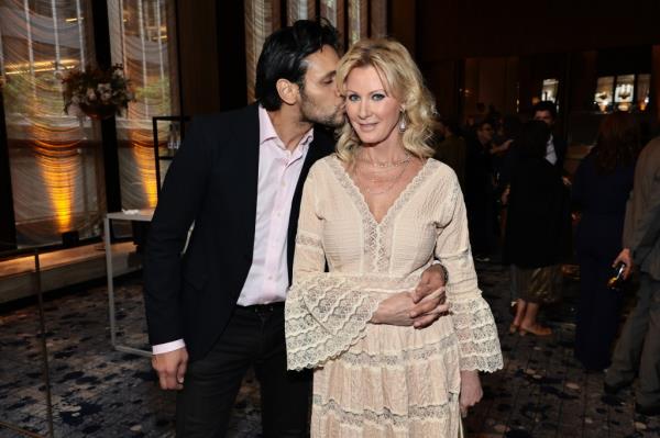 Ben Youcef and Sandra Lee at a Hollywood Reporter event in May 2022