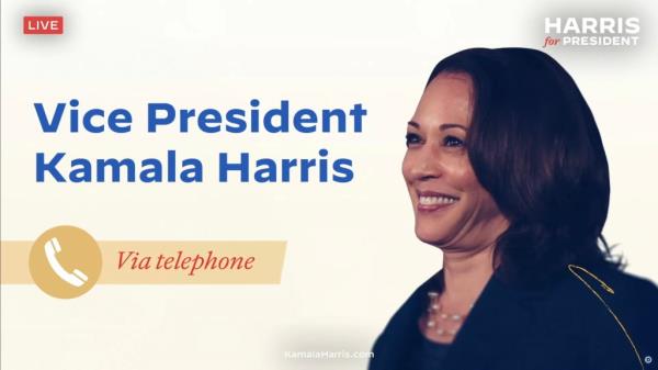 Harris called into a DNC call Friday to say she will accept the nomination when the virtual call deadline ends on Monday.