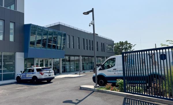 Exterior of Animal Care Centers of NYC's new facility in Ridgewood, Queens.