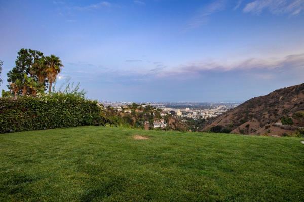 The home boasts city views.