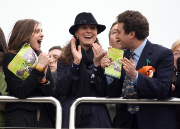 Kate Middleton At The Cheltenham Festival Race Meeting on March 13, 2008.