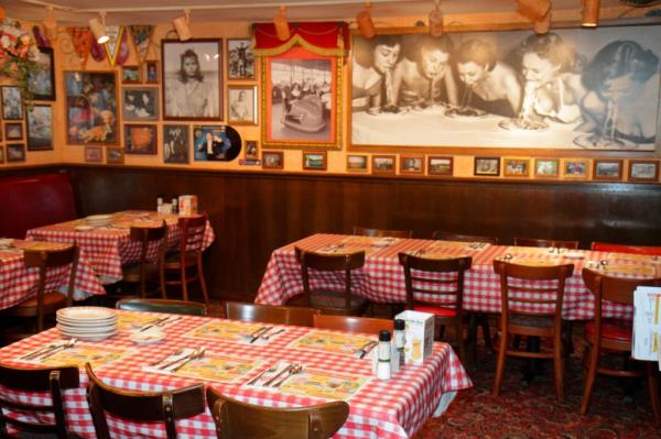 The interior of Buca di Beppo Italian Restaurant