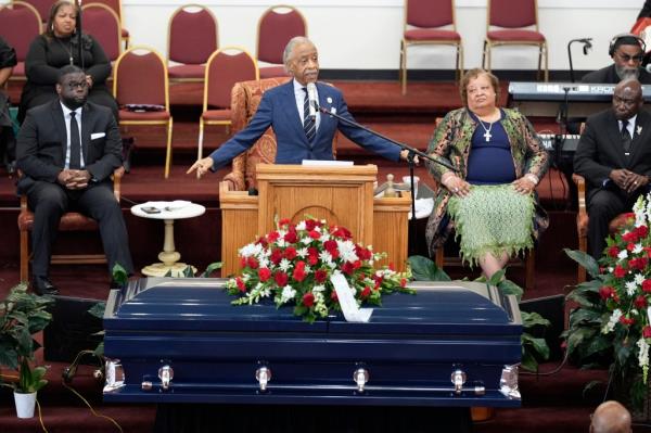 Funeral for D'Vo<em></em>ntaye Mitchell. 