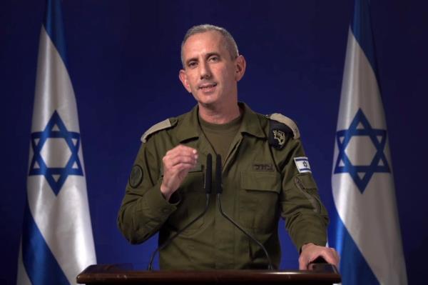 Israeli army spokesman Rear Admiral Daniel Hagari 