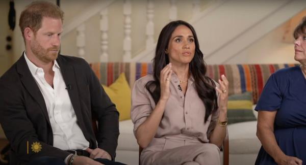 Prince Harry and Meghan Markle on "CBS Sunday Morning"