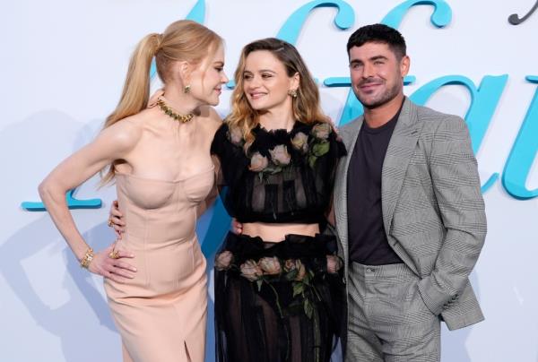 Nicole Kidman, Joey King and Zac Efron at the "A Family Affair" premiere in LA