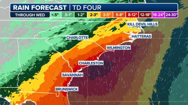 Here's a rain outlook through Wednesday of next week.

