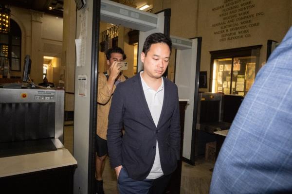 Brooklyn teacher and Jeopardy winner, Winston Nguyen, is arraigned in Brooklyn Criminal Court for child pornography.