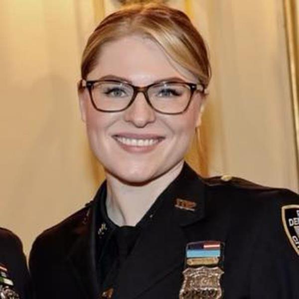 NYPD cop Emilia Rennhack.