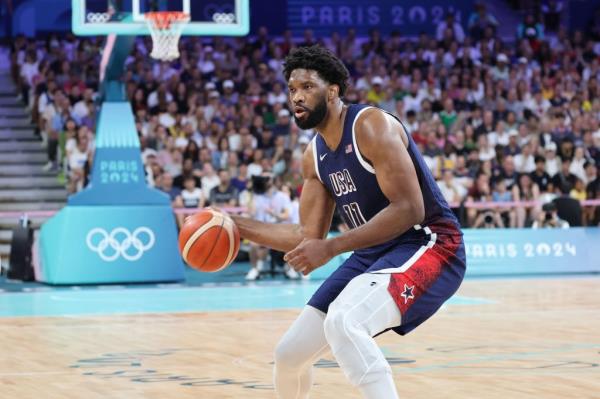 Basketball, Men's Group Phase - Group C between Serbia and United States during the Olympic Games Paris 2024 on 28 July 2024 at Pierre Mauroy Stadium in Villeneuve-d'Ascq near Lille, France.