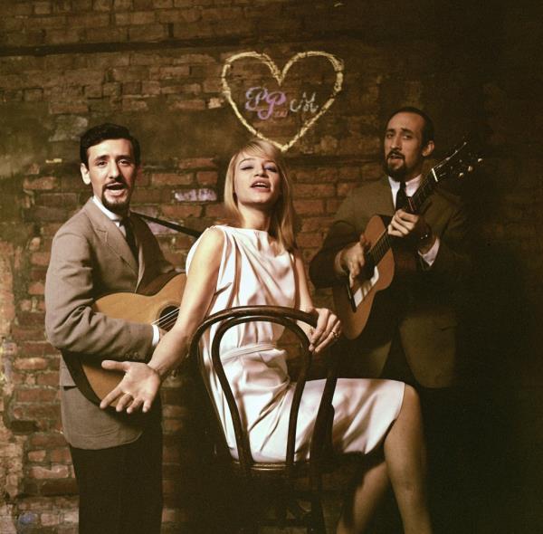 Folk trio Peter Paul and Mary