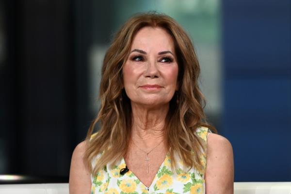 Kathie Lee Gifford visits "FOX & Friends" in August 2022.