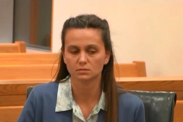 Ashley Benefield appeared stone-faced when she was found guilty of manslaughter in a Florida courtroom late Tuesday.