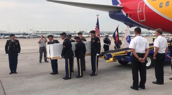 Schafer was finally brought back home to Colorado 80 years after he was killed in combat overseas. 