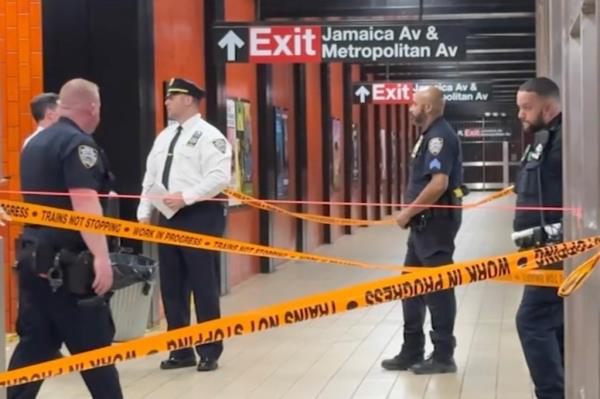 Randol Contreras, 24, repeatedly knifed a 23-year-old woman in the torso on the mezzanine level of the Jamaica-Van Wyck E train station in the Richmond Hill section of the borough at around 8:30 p.m., authorities said.