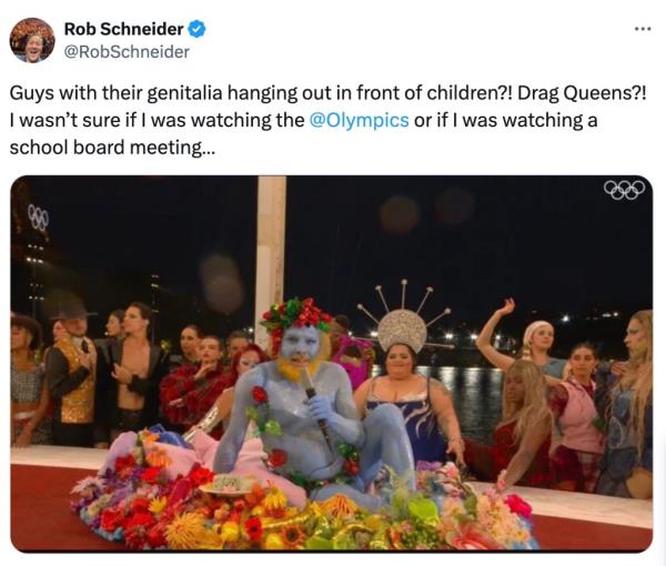 Rob Schneider's tweet