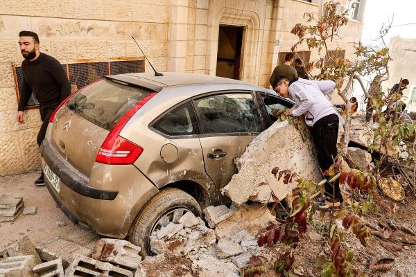 Aftermath of an Israeli raid in Jenin